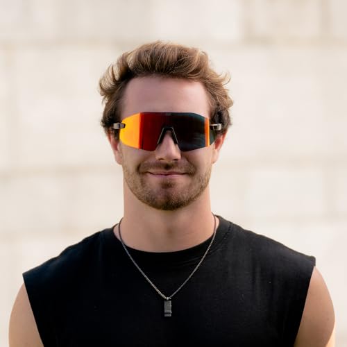 ULTR Sports Glasses Men, Cycling Glasses Women, Sports Sunglasses with UV400 Protection, Fast Glasses - Image 2