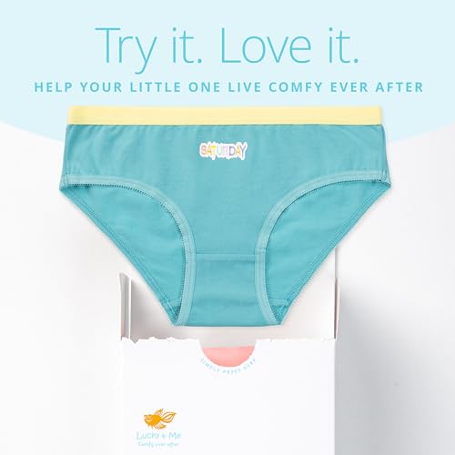 Lucky & Me | Mia Girls Tagless Bikini Underwear | 7 Pack with One for Each Day of the Week4
