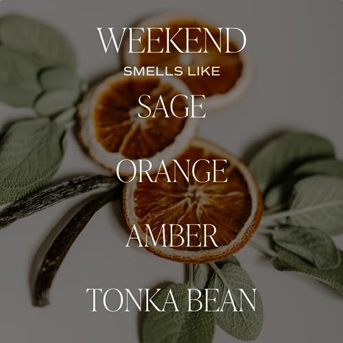 Image of Sweet Water Decor Weekend Reed Diffuser Set for Home - Sage, Orange, Amber, Tonka Bean Scented Reed Diffusers - Air Freshener Lasts 4+ Months, Made in the USA