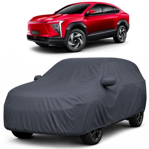 Image of Autofact Premium Car Cover for XEV 9e 2026 | All Weather Waterproof Full Body Car Cover | Light-Weight Triple-Stitched Outdoor Shield with UV Protection, Dustproof & Heat-Resistant