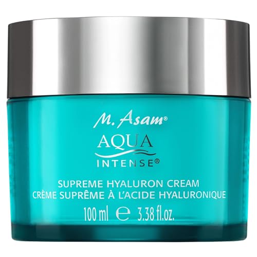 M. Asam Aqua Intense Supreme Hyaluron Crema (100ml) - Crema Hidratante Sin Perfume, Crema Facial Para Piel Sensible y Seca, Vegana