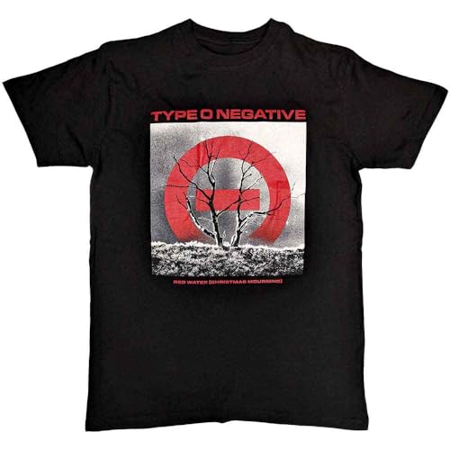 T-shirt Type O Negative vêtement rock noir avec logo de bande de musique