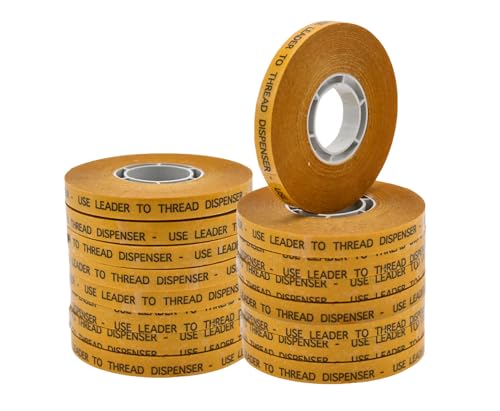 Image of WOD General Purpose ATG Tape, 3 /8 inch x 36 yds. (Set of 16 Rolls) Adhesive Transfer Tape Glider Refill Rolls Clear Adhesive on Gold Liner (Acid Free) RWATG20