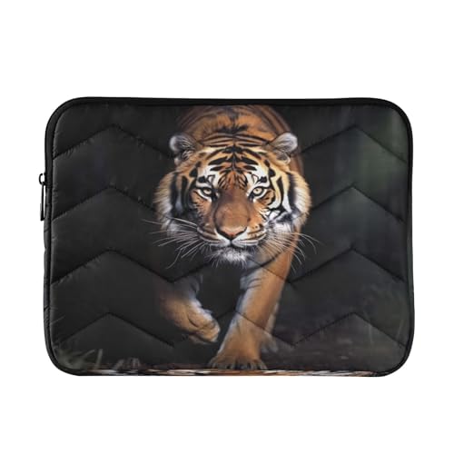 Funda para portátil negra Wild Tiger para 13-14 pulgadas miniatura 1