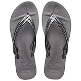 Havaianas Women's Wedges Sandal, Steel Grey/Steel Grey, 8 M US