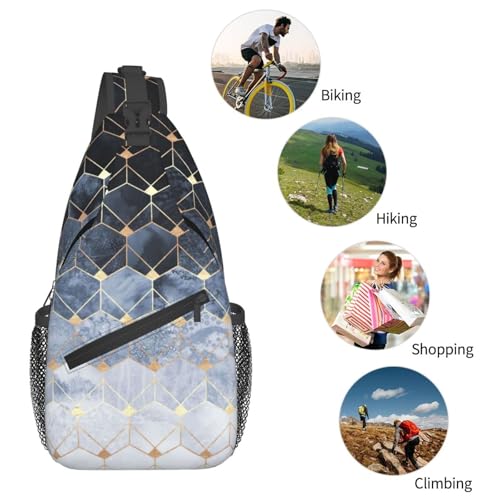 Mochila Crossbody MyPiky Negro Unisex Ligera miniatura 6
