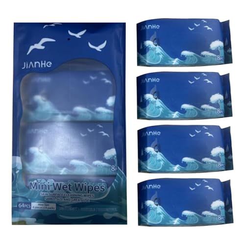 Image of 768 PCS Mini Travel Size Wet Wipes,Hand Wipes Travel Size for Adults,Kids | Small Unscented Hypoallergenic Wet Wipes Alcohol-Free for Sensitive Skin, Travel, Restaurants & Barbecue