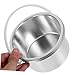 BATHVEVE Wax Melting Pot Replacement Aluminum Inner Pot for Hair Removal Small Size Easy to Wax Machines