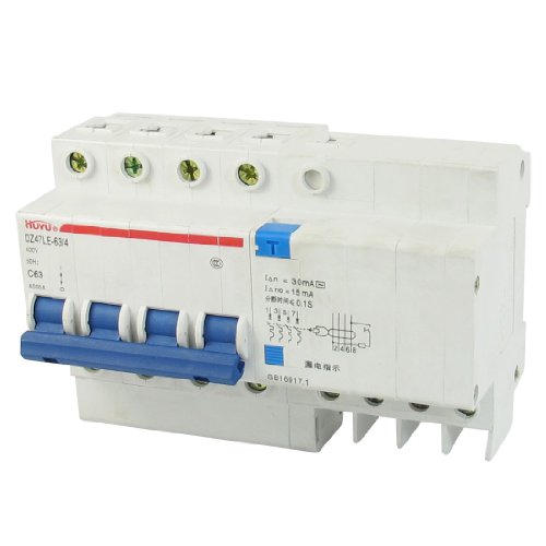 Disyuntor de 4 polos 63A interruptor magnetotermico industrial 400VAC 4000A 2
