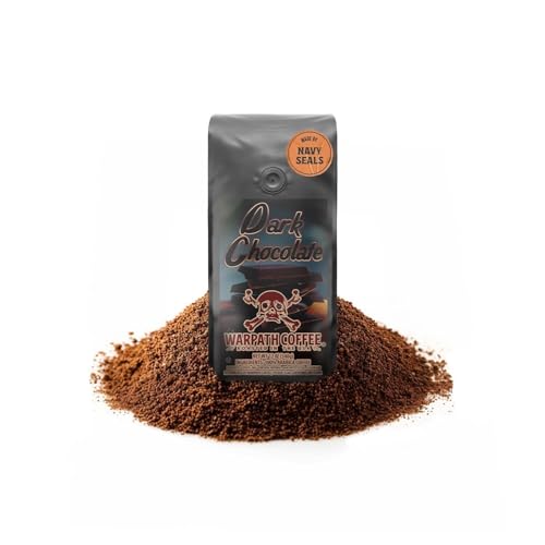 Warpath Coffee Light Roast Ground Coffee, Dark Chocolate Blend, High