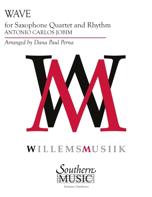 Wave (Score and Parts): For Saxophone Quartet (with Optional Rhythm)      Paperback – June 1, 2025
