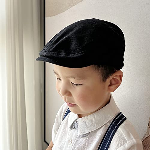 Kids Driver Cap Newsboy Cap Vintage Flat Caps Boy Beret Hat4