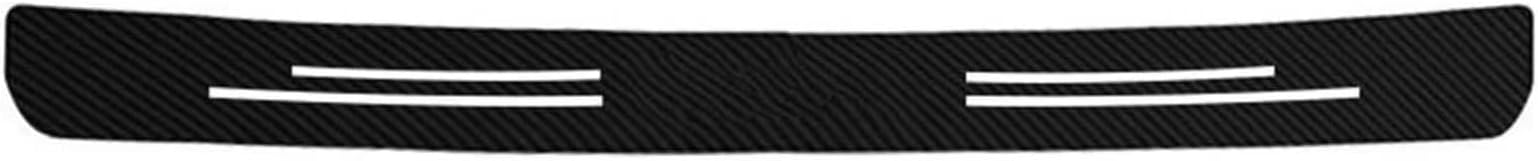 Car Trunk Door Sill Protector Sticker for Mini One/Cooper/Cooper S/John Cooper Works (JCW) Hatch 2001-2006, Self-adhesive Carbon Fiber Door Sill Strip AntiScratch Car Accessories