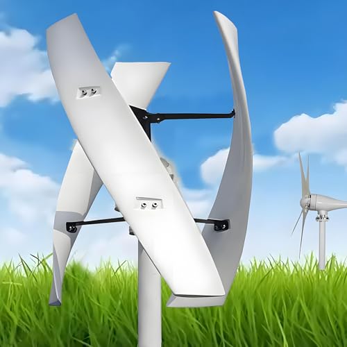 12000W Vertical Axis Wind Turbine Generator Kit | Upgraded 12V/24V/48V with Controller | Ideal for Hybrid Wind & Solar Energy Solutions