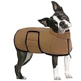 AOFITEE Dog Winter Coat, Warm Dog Jackets with Harness Hole, Reflective Pet Puffer Jackets Windproof Snowsuit for Medium Dogs, Medium Dogs Coats for Jack Russell, Boston Terrier, French Bulldog, M