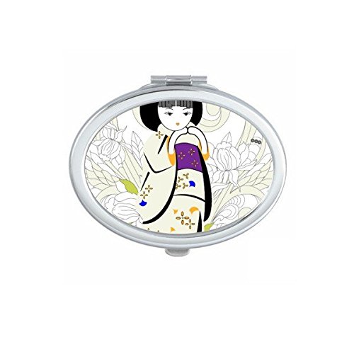 Miroir de poche portable mignon petit miroir main pour maquillage