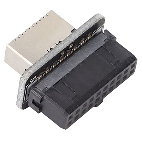 USBアダプター、安定した信号タイプEコンバーター垂直転送19P / 20P、拡張データ用コンピューターマザーボード用