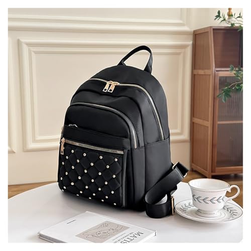 Cuir PU solide et finitions vintage pour le sac à dos classique femme SCRUBY