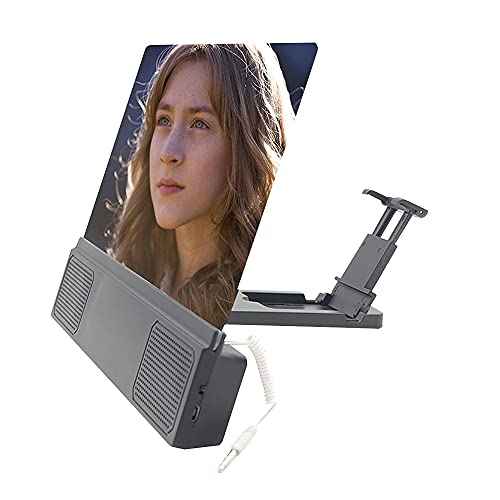 Mibee Amplificadores de tela de telefone celular de 12 polegadas Ampliador de tela grande de vídeo 3