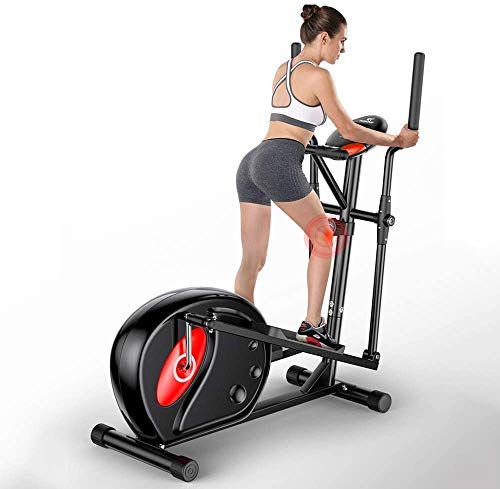 Image of Elliptical Machine 8 Levels of Resistance with Heart Rate Monitoring 3 in 1 Cardio Fitness Workout Machine Home Magnetic Ellipse Trainer for Men /Women