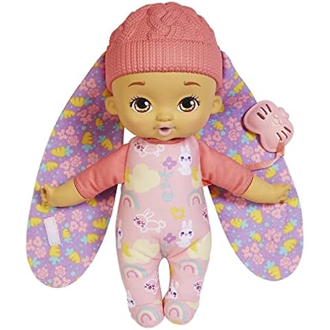 ​My Garden Baby My First Little Bunny Baby Doll (~9-in), Soft Body with Plush Ears, Pink, Great Gift for Kids 18mo+ Cover