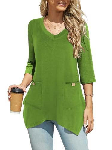 Image of Bulotus Womens Sweaters 2025 Winter Cowl Neck Long Asymmetrical Tunic Sweaters for Leggings Holiday Vacation Tops