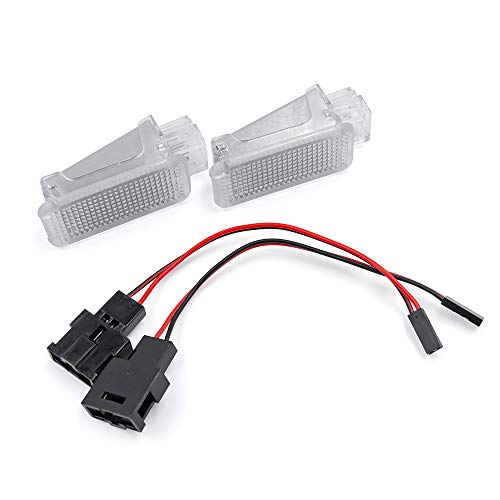 Lámpara LED azul para puerta Audi VW Porsche pair miniatura 3