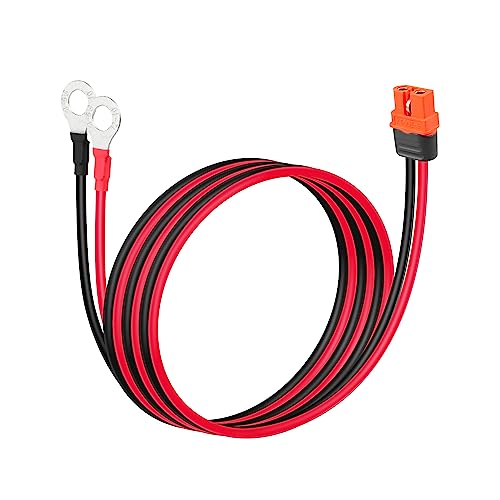 GINTOOYUN xt60i - F a o - terminal cable de alimentación 12awg con pin de señal xt60i - f hembra a o - terminal para equilibrar cargador, dron, batería de litio, etc. (2 pies) (1,5 m)