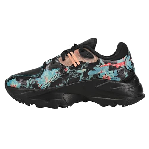 PUMA Womens Orkid Hidden Flowers Floral Lace Up Sneakers Shoes Casual - Black, Green3