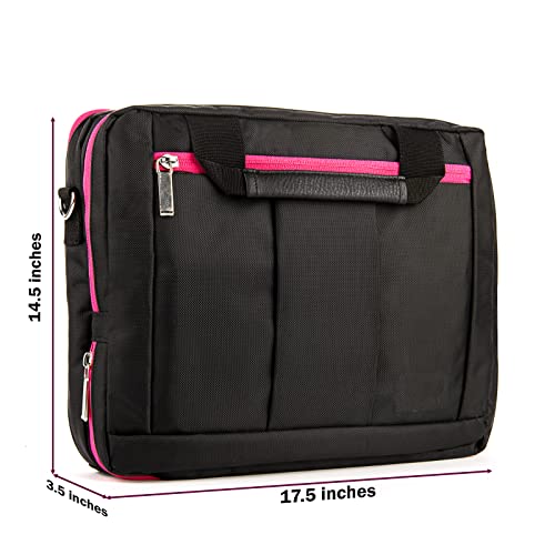 Mochila convertible para laptop 16 pulgadas magenta miniatura 4