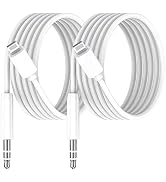 AUX Cord for iPhone, Lightning to 3.5mm Audio Cable 2Pack [Apple Mfi Certified] iPhone Headphones...
