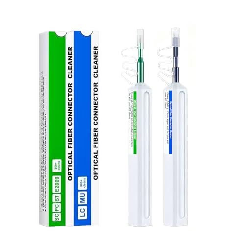 Herramientas de limpieza de conectores de fibra óptica LC MU SC FC ST juego de bolígrafos clics