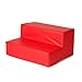 Foamnasium Toddler Step, Indoor Foam Playset, Soft Toddler and Active Kids Play Foam Step for Crawling, Climbing, Sliding and Jumping, Made in The US, Red