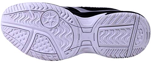 Image of Python Deluxe Indoor Court Shoes | (Racquetball, Squash, Badminton, Indoor Pickleball, Volleyball) (Low & Mid) (Black & White Colors) (Non-Slip) (Non-Marking)