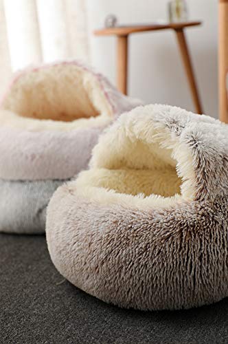 Katzenschlafsack, Plüsch-Katzenbett, Decke, selbstwärmend, Katzensack, Haustierzelt, Höhle, weich, rutschfest, waschbares Katzenbett