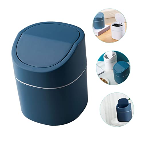 Mini caneca de basura con tapa Mobestech para escritorio miniatura 6