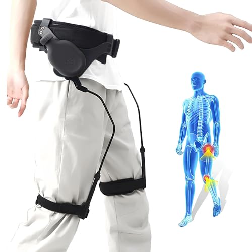 人間工学に基づいた電動歩行補助具、脳卒中/片麻痺リハビリトレーナー、30%の労力軽減、ハイキング時の移動サポート(ブルーM)(ブラックM)