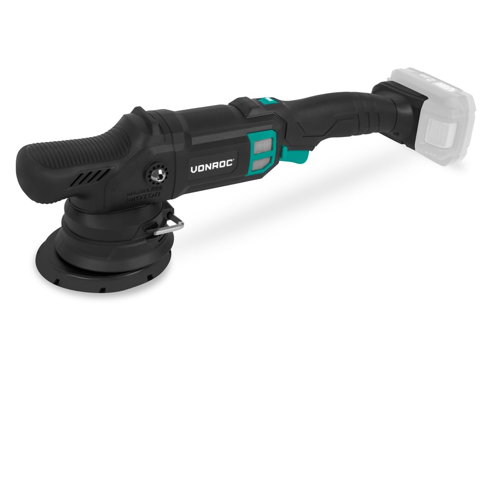 VONROC PM510DC, polisseuse rotative sans fil, 20V, 7 vitesses