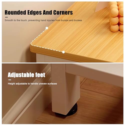 Mesa consola con elegante solución de almacenamiento para pasillos estrechos 7