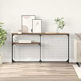 Adaptable et fonctionnelle : que ce soit comme table de chevet à côté de votre lit, comme table d'appoint élégante dans le salon ou comme table de fin pratique, cette table console est un ajout élégant et fonctionnel à n'importe quelle maison. Elle offre une surface de rangement idéale et contribue à organiser vos pièces.