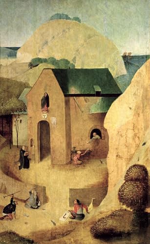 Reproduction toile Hieronymus Bosch pour habiller un grand mur vide 60x90cm
