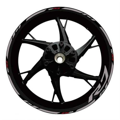 Film réfléchissant jante YZF R7 autocollants de roue moto haute visibilité