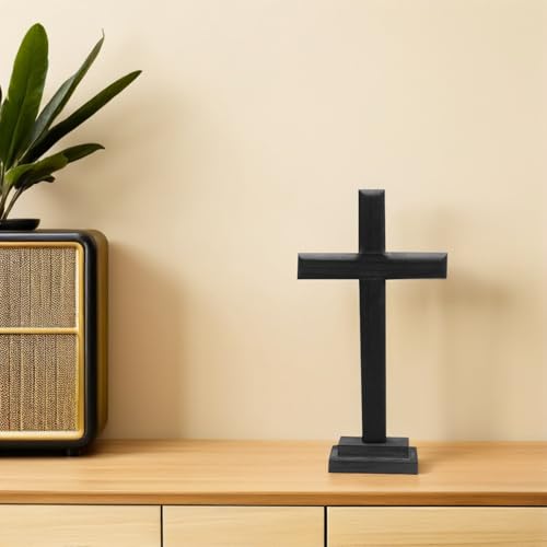 Cruz de madera que no se decolora para renovar la decoración de pared 6