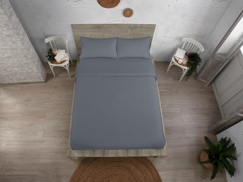 Parure de lit Lara en teinte pierre, l'élégance textile pour lit 150 cm