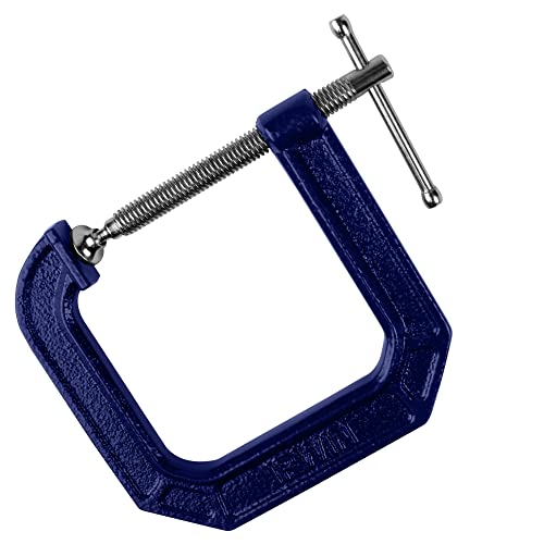 Image of IRWIN Tools QUICK-GRIP 100 Series Deep Throat C-Clamp, 3-inch by 4 1 /2-inch (Pack of 5)