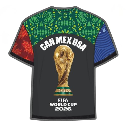 Image of Official FIFA World Cup 2026 CAN MEX USA T-Shirt Puzzles for Adults, 200 Pieces Football Merchandise Wooden Puzzles, Unique Soccer Gifts for Fans, Collectors Puzzle, Sports Souvenirs