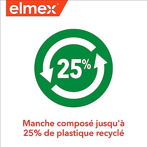 ELMEX - Zahnbürste gegen Karies – Griff mit 25% recyceltem Kunststoff – weich – sanfte und gründliche Reinigung der Zähne – Bild 7