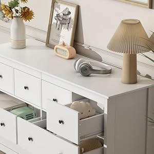 Wanan8drawerdresser50modernwhitedresserchestsofdrawer8drawerwidedressersforbedroom Urban Country Home Decor Wanan 8 drawer dresser 50 modern white dresser chests of drawer 8 drawer wide dressers for bedroom urban country home decor