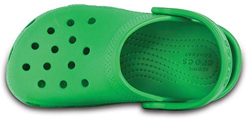 Image of crocs Kids' Classic K Clog,Grass Green,9 M US Toddler