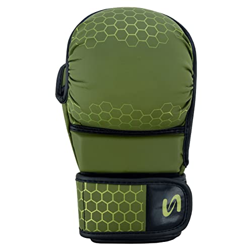 Pfg Ultimate Series Mma Sparring Gloves - Boxing Mma Muay Thai Bag Work (Olive Green, Large-Xlarge) #TOP2